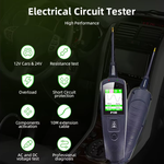 P100 Automotive Circuit Tester - 0-70V Electrical Diagnostic Tool with TFT Display, Short Circuit Detection, 10M Cable for Cars & Trucks