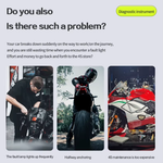 M100 Pro BMW Motorcycle Scanner - OBD2 Diagnostic Tool with Fault Code Reader, ABS Testing, Battery Tester