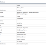 M200 Pro Motorcycle Scanner - Handheld Diagnostic Tool with ECU Remap, Honda Yamaha Compatible, WiFi, Battery Testing