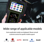 M100 Pro BMW Motorcycle Scanner - OBD2 Diagnostic Tool with Fault Code Reader, ABS Testing, Battery Tester