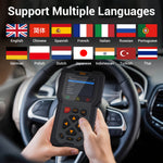 T400 4-in-1 OBD2 Scanner & Diagnostic Tool – Engine Code Reader, Battery Tester, Relay & Fuel Injector Activator for 12V/24V Cars, Trucks & Motorcycles