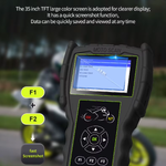 M100 Pro BMW Motorcycle Scanner - OBD2 Diagnostic Tool with Fault Code Reader, ABS Testing, Battery Tester