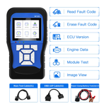 M100 Motorcycle Diagnostic Scanner - Handheld Tool for Honda, Yamaha, Suzuki, OBDII with Live Data, Fault Code Reset