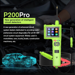 P200 Pro Smart Hook Circuit Tester - 9-48V Intelligent Diagnostic Tool with LCD, Oscilloscope, Injector Testing
