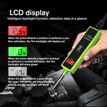 P60 Automotive Electrical Circuit Tester - 6-30V Diagnostic Tool with LED Display, Short Circuit Tracing, Component Activation