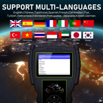 M100 Pro BMW Motorcycle Scanner - OBD2 Diagnostic Tool with Fault Code Reader, ABS Testing, Battery Tester