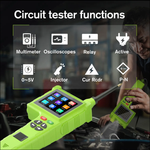 P200 Pro Smart Hook Circuit Tester - 9-48V Intelligent Diagnostic Tool with LCD, Oscilloscope, Injector Testing