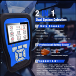 M100 Motorcycle Diagnostic Scanner - Handheld Tool for Honda, Yamaha, Suzuki, OBDII with Live Data, Fault Code Reset