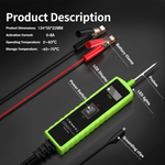 P60 Automotive Electrical Circuit Tester - 6-30V Diagnostic Tool with LED Display, Short Circuit Tracing, Component Activation