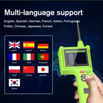 P200 Pro Smart Hook Circuit Tester - 9-48V Intelligent Diagnostic Tool with LCD, Oscilloscope, Injector Testing