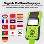 M200 Motorcycle Scanner - Handheld Diagnostic Tool for Honda, Yamaha, BMW with WiFi, Battery Testing, Thermal Printer