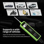 P60 Automotive Electrical Circuit Tester - 6-30V Diagnostic Tool with LED Display, Short Circuit Tracing, Component Activation