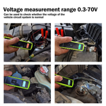 P60 Automotive Electrical Circuit Tester - 6-30V Diagnostic Tool with LED Display, Short Circuit Tracing, Component Activation