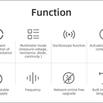P100 Automotive Circuit Tester - 0-70V Electrical Diagnostic Tool with TFT Display, Short Circuit Detection, 10M Cable for Cars & Trucks