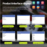 M100 Pro BMW Motorcycle Scanner - OBD2 Diagnostic Tool with Fault Code Reader, ABS Testing, Battery Tester