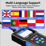 BT300 12V/24V Universal Battery Tester – Automotive Cranking & Charging System Analyzer with CCA/SOH/SOC Test for Cars, Trucks, Motorcycles & Boats