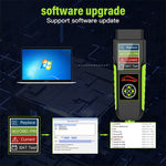 BT400 4-in-1 Automotive Battery & System Tester – 12V/24V Smart Analyzer with Cranking, Charging, OBD Voltage, Leakage Test & Battery Replacement Protection