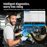 M400 Motorcycle Diagnostic Tool – 8" Android Touchscreen, Full-System Scan, ABS Diagnosis, ECU Reset, Battery Tester, OBD2 for Asian/European/US Motorcycles