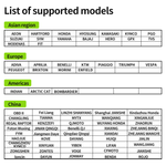 M400 Motorcycle Diagnostic Tool – 8" Android Touchscreen, Full-System Scan, ABS Diagnosis, ECU Reset, Battery Tester, OBD2 for Asian/European/US Motorcycles