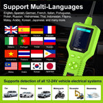 P100 Pro Automotive Circuit Tester & Wire Finder - 12V/24V Power Circuit Probe Kit with Oscilloscope, Multimeter, and Relay Testing Capabilities