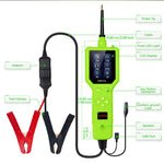 P100 Pro Automotive Circuit Tester & Wire Finder - 12V/24V Power Circuit Probe Kit with Oscilloscope, Multimeter, and Relay Testing Capabilities