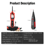 P180 Automotive Circuit Tester Probe Kit with Wire Tracer & Breakpoint Locator – 9-30V Electrical System Diagnostic Tool