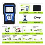 M100 Motorcycle Diagnostic Scanner - Handheld Tool for Honda, Yamaha, Suzuki, OBDII with Live Data, Fault Code Reset