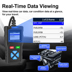 T100 OBD2 Scanner Code Reader – Full OBDII Diagnostic Tool with Live Data, Freeze Frame, I/M Readiness & Check Engine Light Reset for All 1996+ Vehicles
