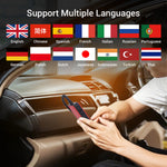 T100 Pro OBD2 Scanner – Enhanced Code Reader with 2.4" Color TFT Screen, Live Data, Battery Test, DTC Lookup & Full OBDII Functions for 1996+ Vehicles