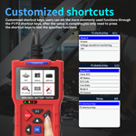 T300 Pro 2-in-1 OBD2 Scanner & Battery Tester – Full Engine Code Reader with Live Data, Battery Health Analysis (CCA 20-2000), Cranking/Charging Test & 2.8" Color Screen for 1996+ Vehicles