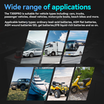T300 Pro 2-in-1 OBD2 Scanner & Battery Tester – Full Engine Code Reader with Live Data, Battery Health Analysis (CCA 20-2000), Cranking/Charging Test & 2.8" Color Screen for 1996+ Vehicles