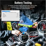 M400 Motorcycle Diagnostic Tool – 8" Android Touchscreen, Full-System Scan, ABS Diagnosis, ECU Reset, Battery Tester, OBD2 for Asian/European/US Motorcycles