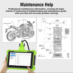 M400 Motorcycle Diagnostic Tool – 8" Android Touchscreen, Full-System Scan, ABS Diagnosis, ECU Reset, Battery Tester, OBD2 for Asian/European/US Motorcycles