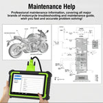 M400 Pro Universal Motorcycle Diagnostic Scanner – 8" Android Tablet | Full System Scan, ABS Bleeding, ECU Coding, Battery Test & More for BMW, Ducati, Harley, Honda, Yamaha & Others